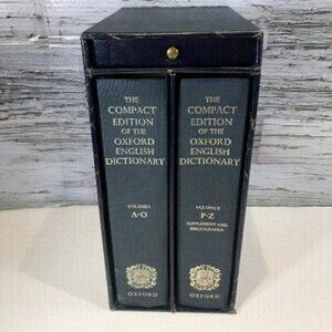 The Compact Edition of the Oford English Dictionary
